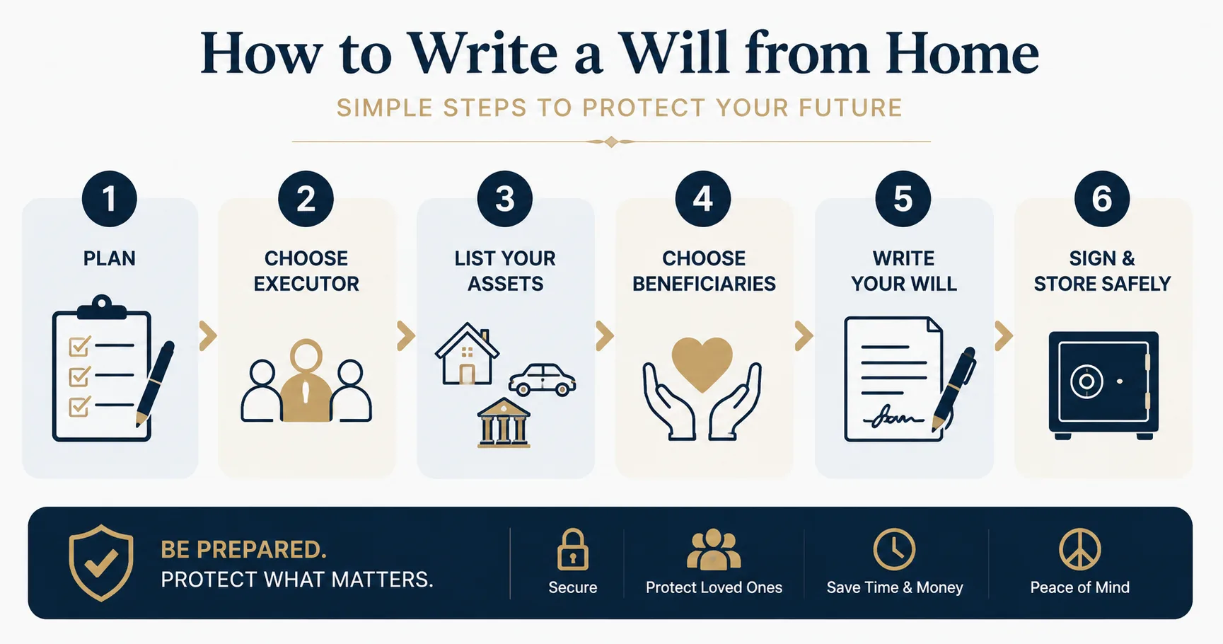 How to write a will from home (step-by-step)