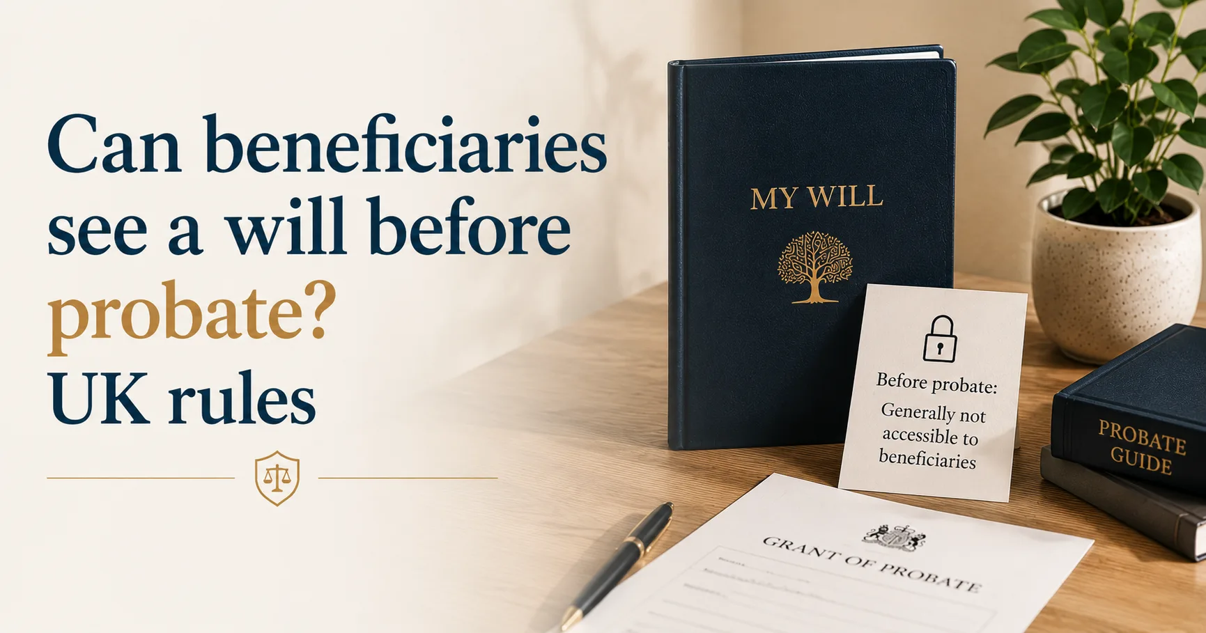 Can beneficiaries see a will before probate? UK rules
